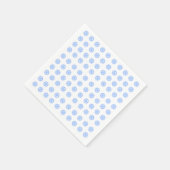 スノーフレークライトブルー冬のパターン スタンダードカクテルナプキン (角)