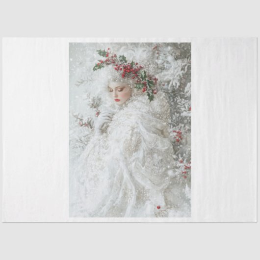 スノーフレークレディ 薄葉紙 (正面)