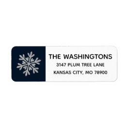 スノーフレーク住所 シール