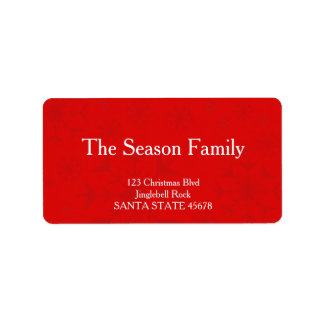 スノーフレーク住所 シール