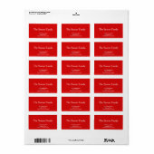 スノーフレーク住所 シール (フルシート)