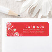 スノーフレーク住所 シール (インサイチュ)