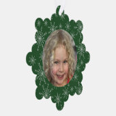 スノーフレーク写真 オーナメントカード (右)