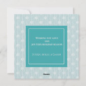 スノーフレーク写真 シーズンカード (裏面)