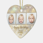 スノーフレーク写真 セラミックオーナメント (左)