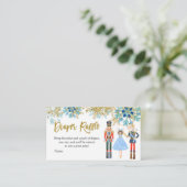 スノーフレーク冬くるみ割りオムツラッフル エンクロージャーカード (スタンド正面)