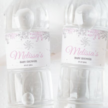 スノーフレーク冬の赤ちゃんシャワーガール