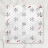 スノーフレーク冬1歳の誕生日 フェイバータグ (裏面)