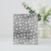 スノーフレーク動揺してスクラップブック紙 – シルバー (スタンド正面)