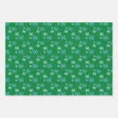 スノーフレーク包装紙束 ラッピングペーパーシート (正面3)