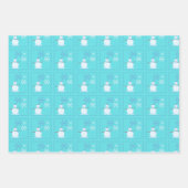 スノーフレーク包装紙束 ラッピングペーパーシート (正面)