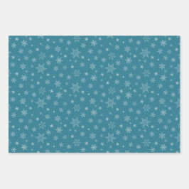 スノーフレーク包装紙 ラッピングペーパーシート
