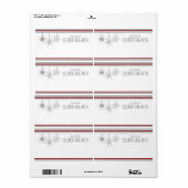 スノーフレーク名IDバッジステッカー ラベル (フルシート)