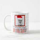 スノーフレーク喜びのホリデーシーズンの写真 コーヒーマグカップ (左)