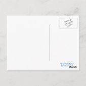 スノーフレーク妖精はがき ポストカード (裏面)