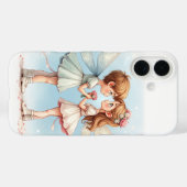 スノーフレーク妖精iPhone 16ケース Case-Mate iPhoneケース (裏面 (横))