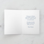 スノーフレーク姪&ファミリーメリークリスマスカード シーズンカード (内部)