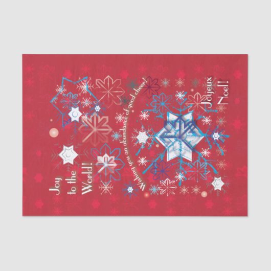 スノーフレーク挨拶I 薄葉紙 (正面)