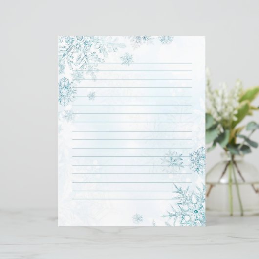 スノーフレーク文房具、冬の文房具 (スタンド正面)