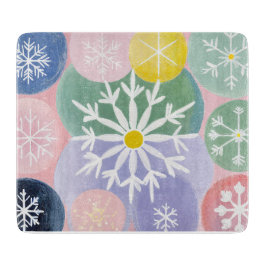 スノーフレーク星座 カッティングボード