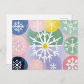 スノーフレーク星座 シーズンポストカード (正面/裏面)