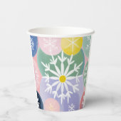 スノーフレーク星座 紙コップ (裏面)