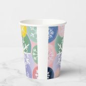 スノーフレーク星座 紙コップ (左)