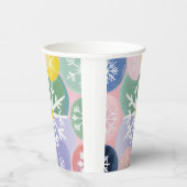 スノーフレーク星座 紙コップ (右)