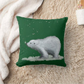 スノーフレーク極熊の枕 クッション (ブランケット)
