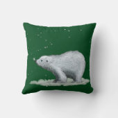 スノーフレーク極熊の枕 クッション (裏面)