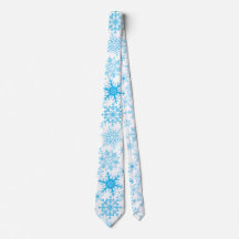 スノーフレーク模様ブルー