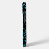 スノーフレーク模様ブルー Case-Mate iPhoneケース (裏面 / 左)