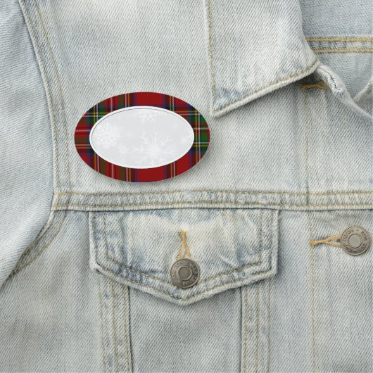 スノーフレーク王室のスチュワートプレイド名タグ 名札 (インサイチュ)