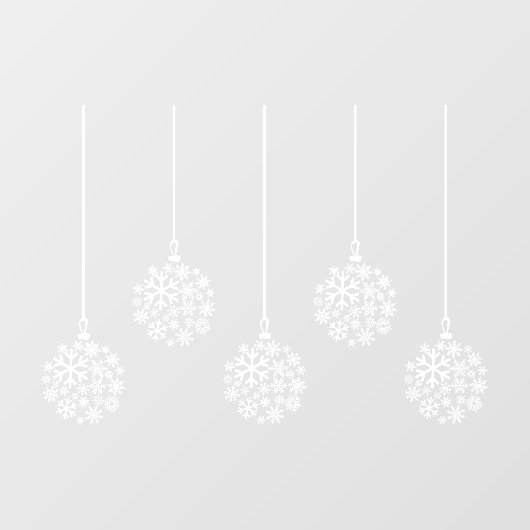 スノーフレーク球根ホワイトのパックの5つのウィンドウの貼り2 ウィンドウサイン (シート)