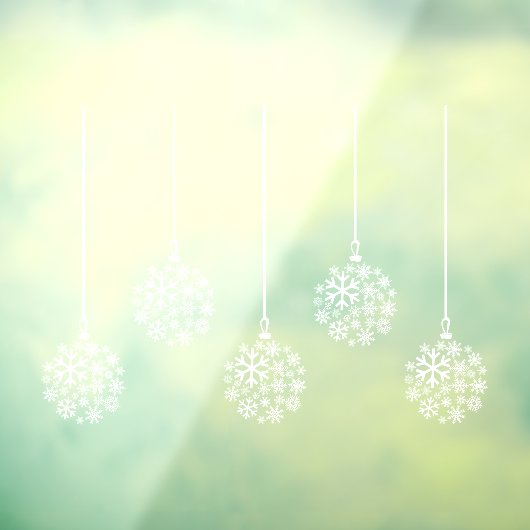 スノーフレーク球根ホワイトのパックの5つのウィンドウの貼り2 ウィンドウサイン (シート3)