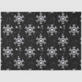 スノーフレーク疑問に思ブラックスクリスマス 薄葉紙 (正面)