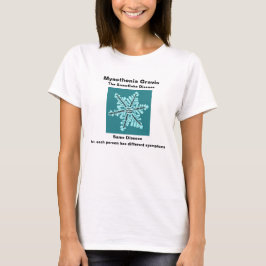 スノーフレーク病の重症筋無力症 – Tシャツ