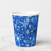 スノーフレーク紙パーティーカップ 紙コップ (右)