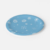 スノーフレーク紙プレート ペーパープレート (アングル)
