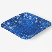 スノーフレーク紙プレート ペーパープレート (傾斜あり)