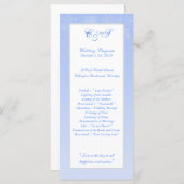 スノーフレーク結婚式 プログラム (正面/裏面)