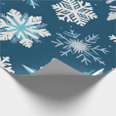 スノーフレーク結晶包み紙 ラッピングペーパー (角)