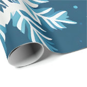 スノーフレーク結晶包み紙 ラッピングペーパー (ロールコーナー)