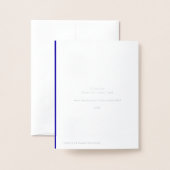 スノーフレーク銀箔カード 箔カード (裏面封筒付き)