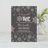 スノーフレーク1位の誕生日ガール 招待状 (スタンド正面)