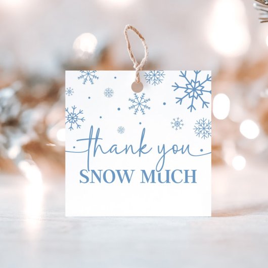 スノーフレーク1歳の誕生日の冬ありがとう フェイバータグ