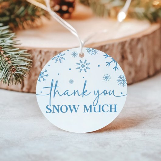 スノーフレーク1歳の誕生日の冬ありがとう フェイバータグ