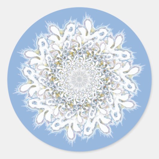 スノーフレーク1 ラウンドシール (正面)