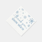 スノーフレーク1stバースデーウィンター紙 スタンダードカクテルナプキン (角)