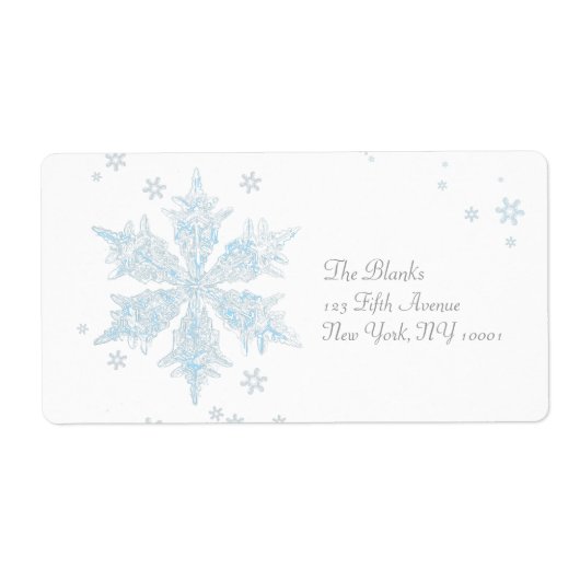 スノーフレーク3ラベル ラベル (正面)